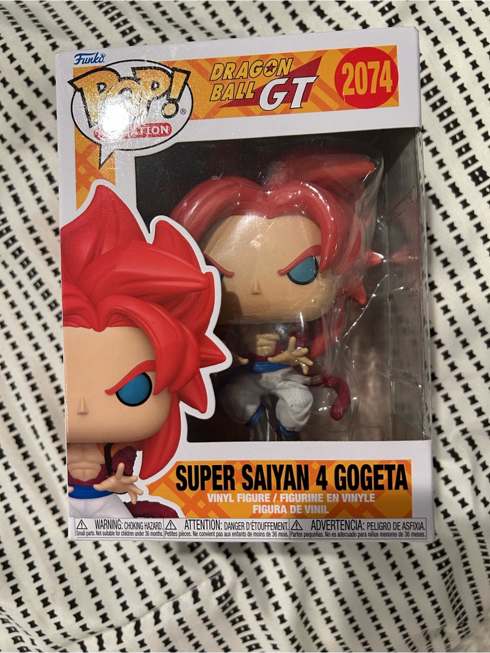 Funko Pop Dragon Ball GT Super Saiyan 4 Gogeta #2074 Vinyl Figure New in Box